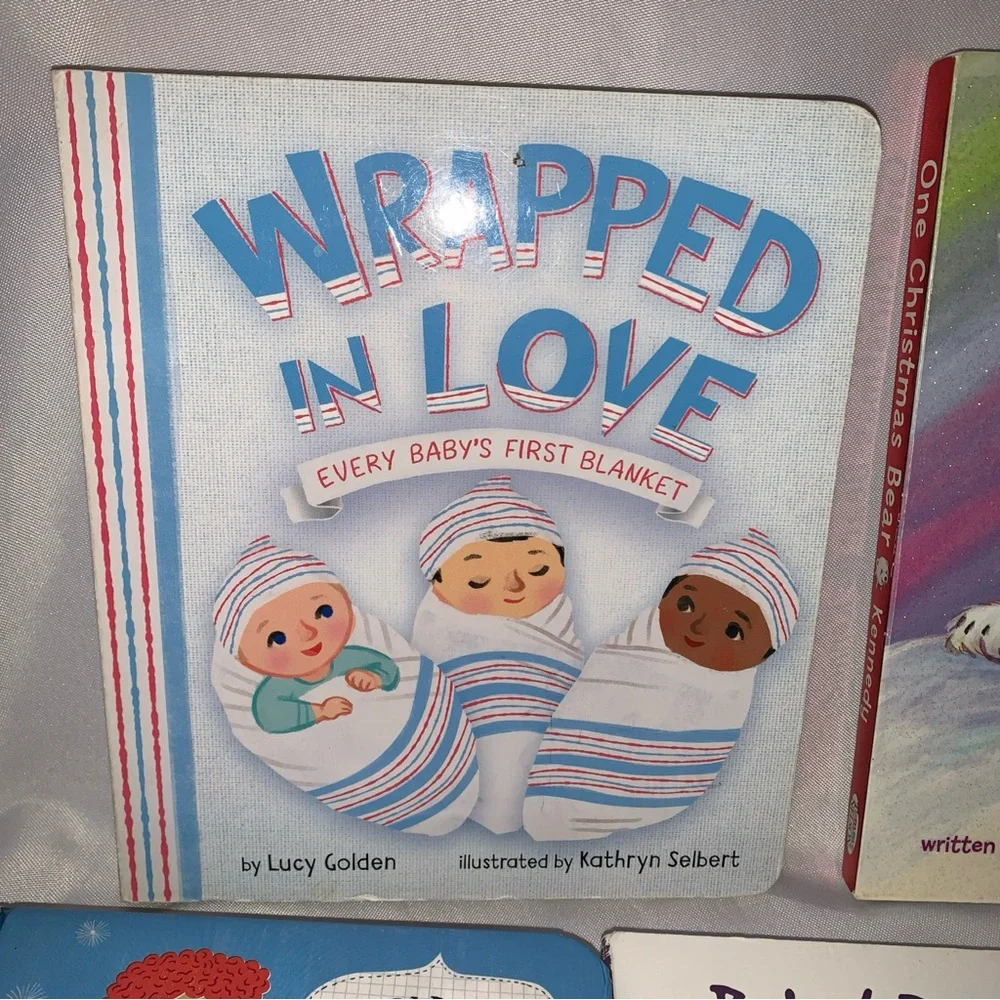 Toddler Kids Board Books Interactive Set Bundle of 7 Learning Love Fun